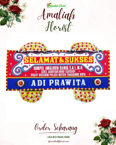 Papan Bunga Ucapan Selamat Limpakuwus